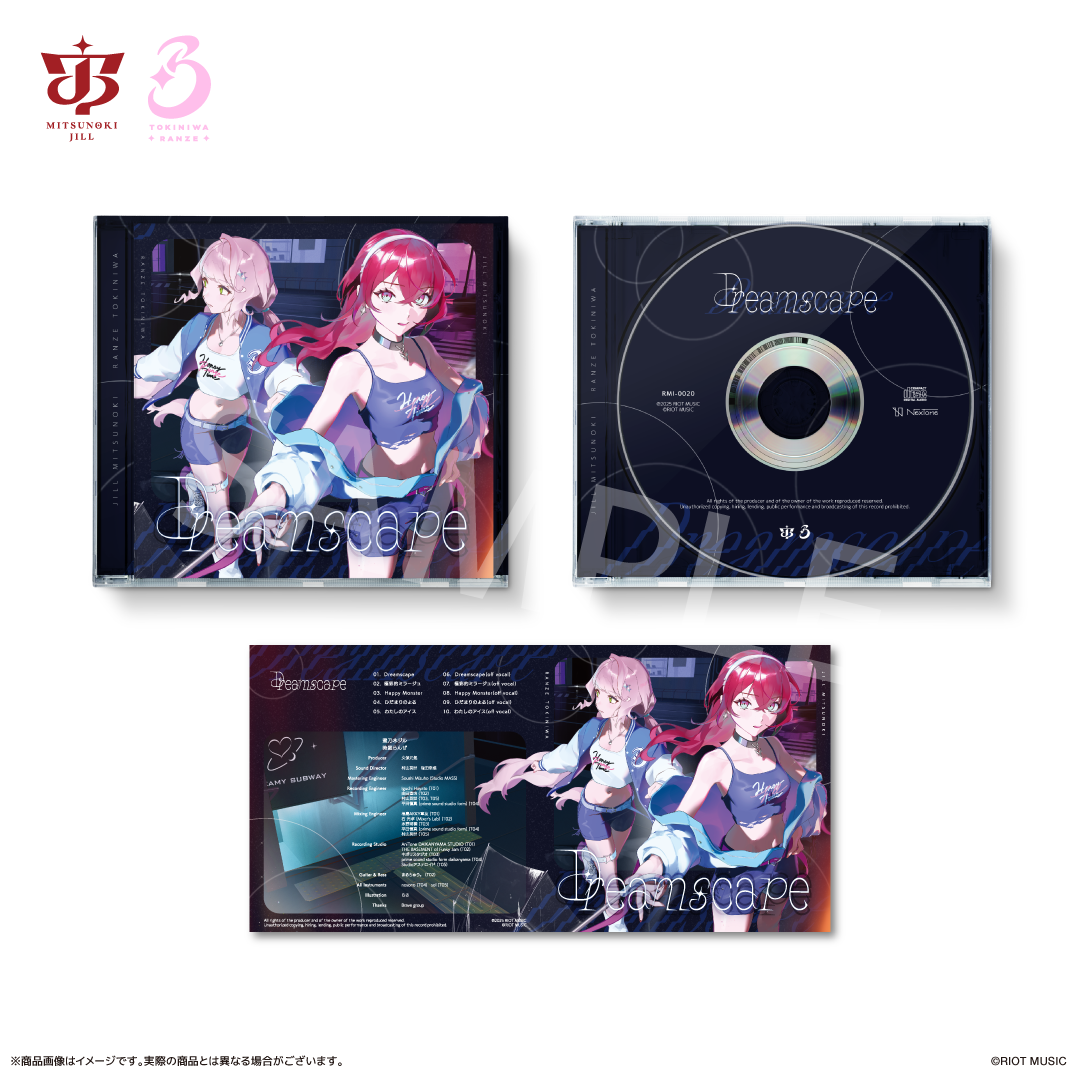 蜜乃木ジル 時庭らんぜ1st EP「Dreamscape」(通常盤) – RIOT MUSIC 蜜乃木ジル 時庭らんぜ1st EP「Dreamscape」(通常盤) – RIOT MUSIC