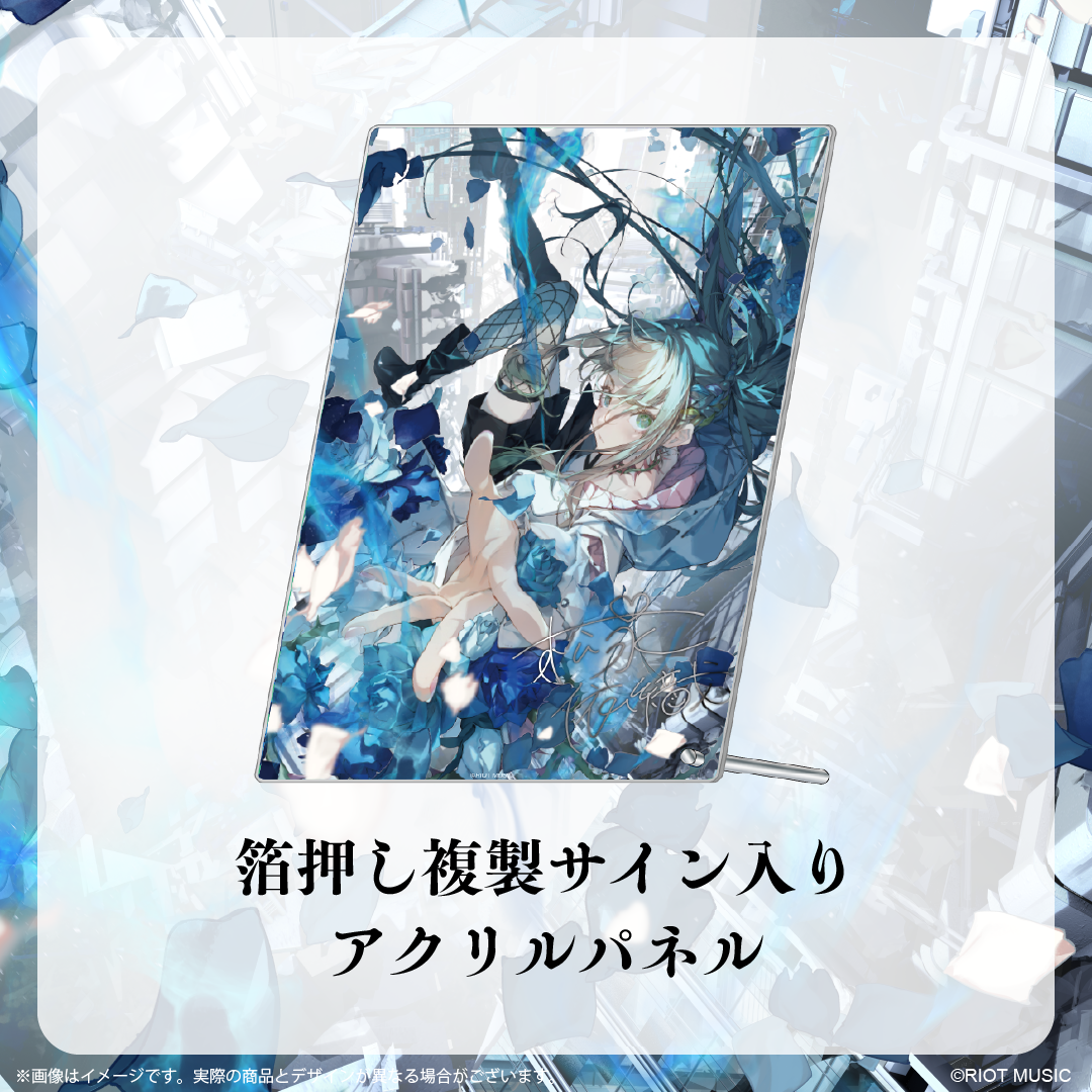 【セット】松永依織 フルスロットル アクリルプレート(直筆サイン入り)+他 松永依織の誕生日を記念したワンマンライブを開催！ | INFORMATION