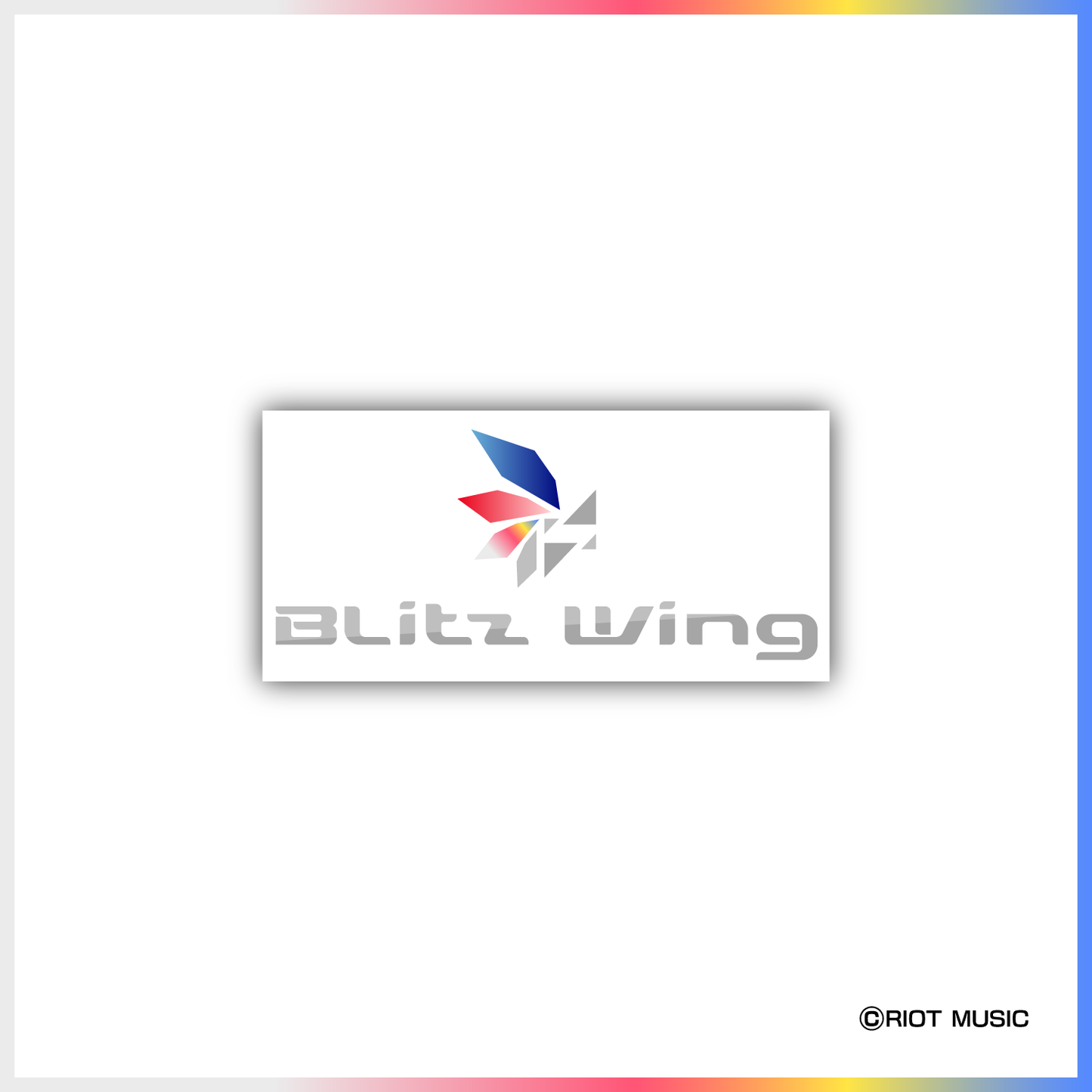 "Blitz Wing" ロゴステッカー