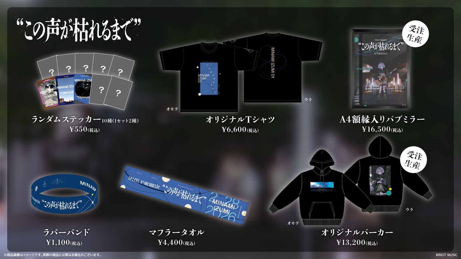 ミナミイズミ 1st ONE MAN Live “この声が枯れるまで”