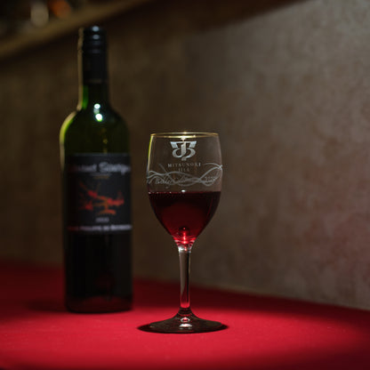 【受注生産】蜜乃木ジル"Magical Mirage"おとなきぶんでるんるんワイングラス【直筆サイン入りポストカード付属】