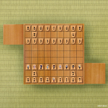 無原唱レコード 謹賀新年2026 将棋コマ風アクリルマスコット