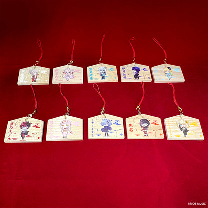 無原唱レコード 謹賀新年2026 絵馬風ミニストラップ