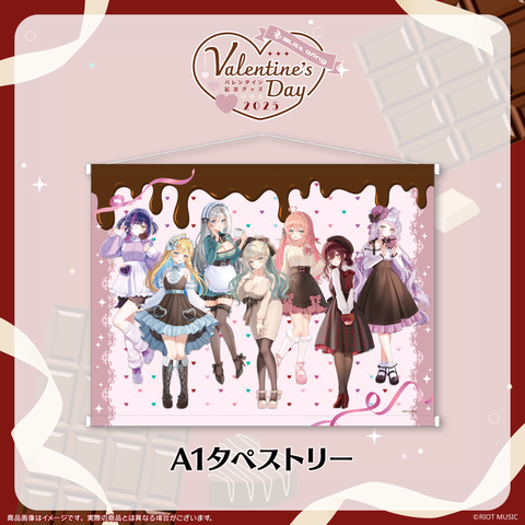 "Blitz Wing Valentine's Day 2025" キービジュアルタペストリー