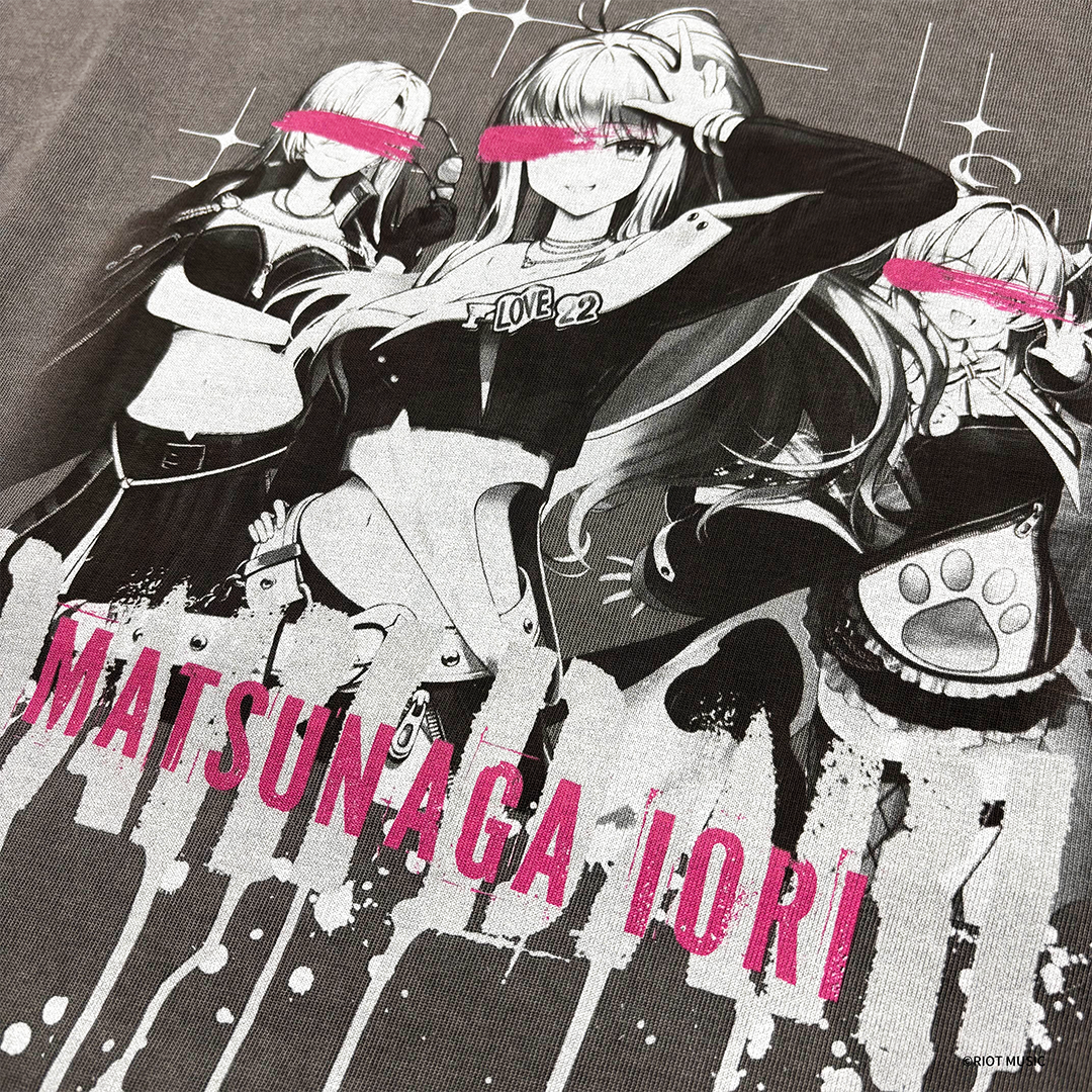 Landmarks EP 1st『ダリダリ』 記念グッズ ヴィンテージ風Tシャツ 松永依織