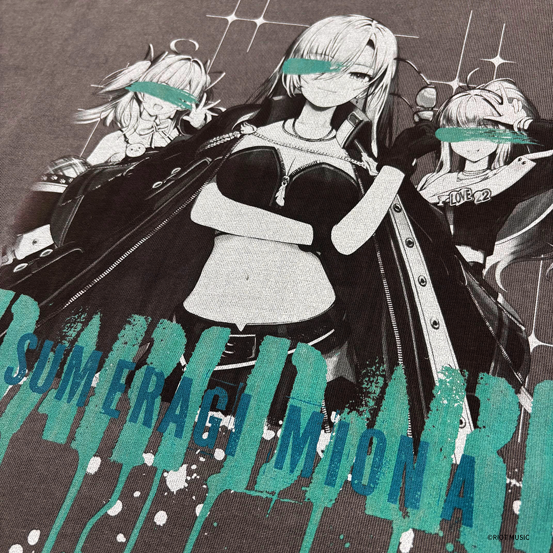 Landmarks EP 1st『ダリダリ』 記念グッズ ヴィンテージ風Tシャツ 皇美緒奈