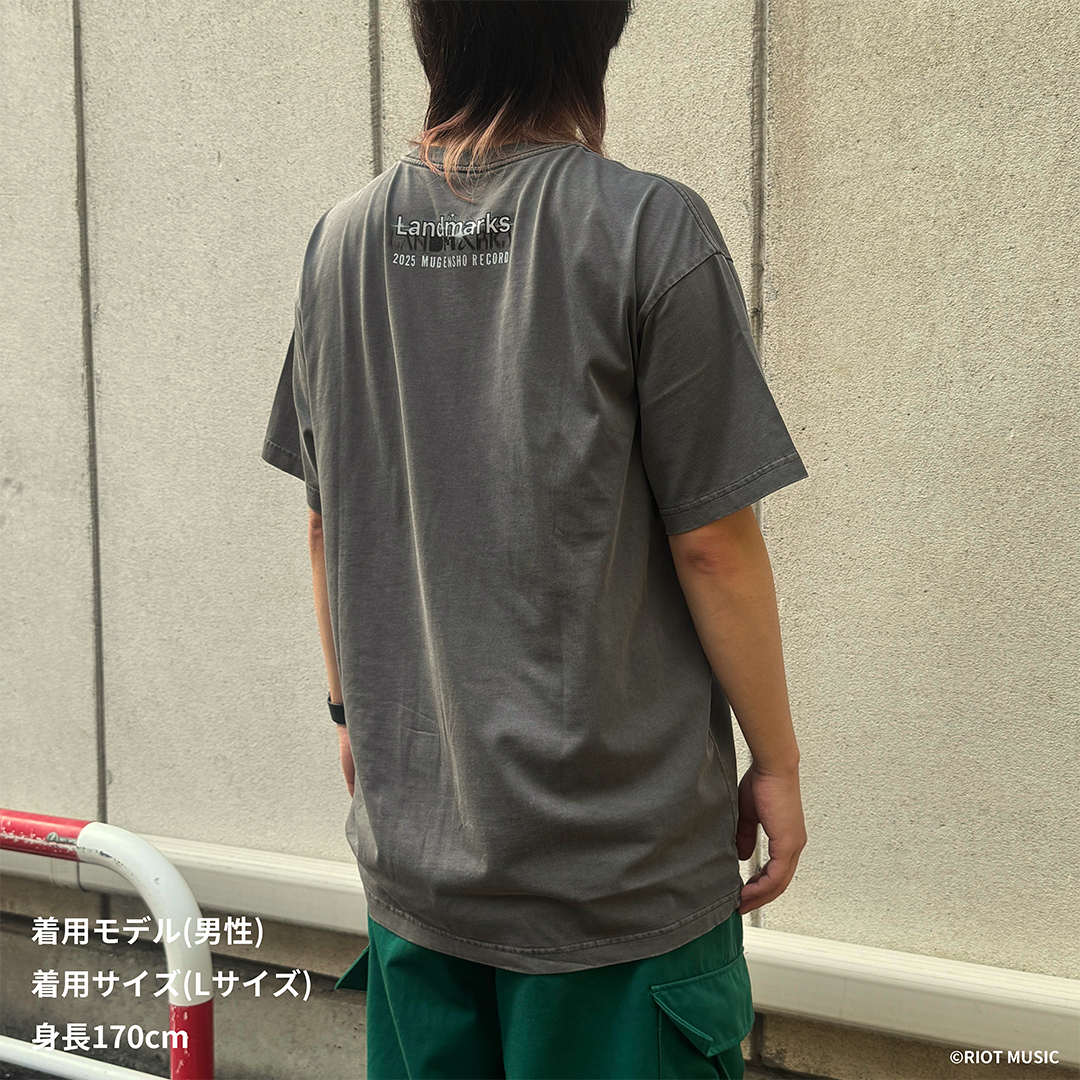 【先行受注】Landmarks EP 記念グッズ ヴィンテージ風Tシャツ 松永依織