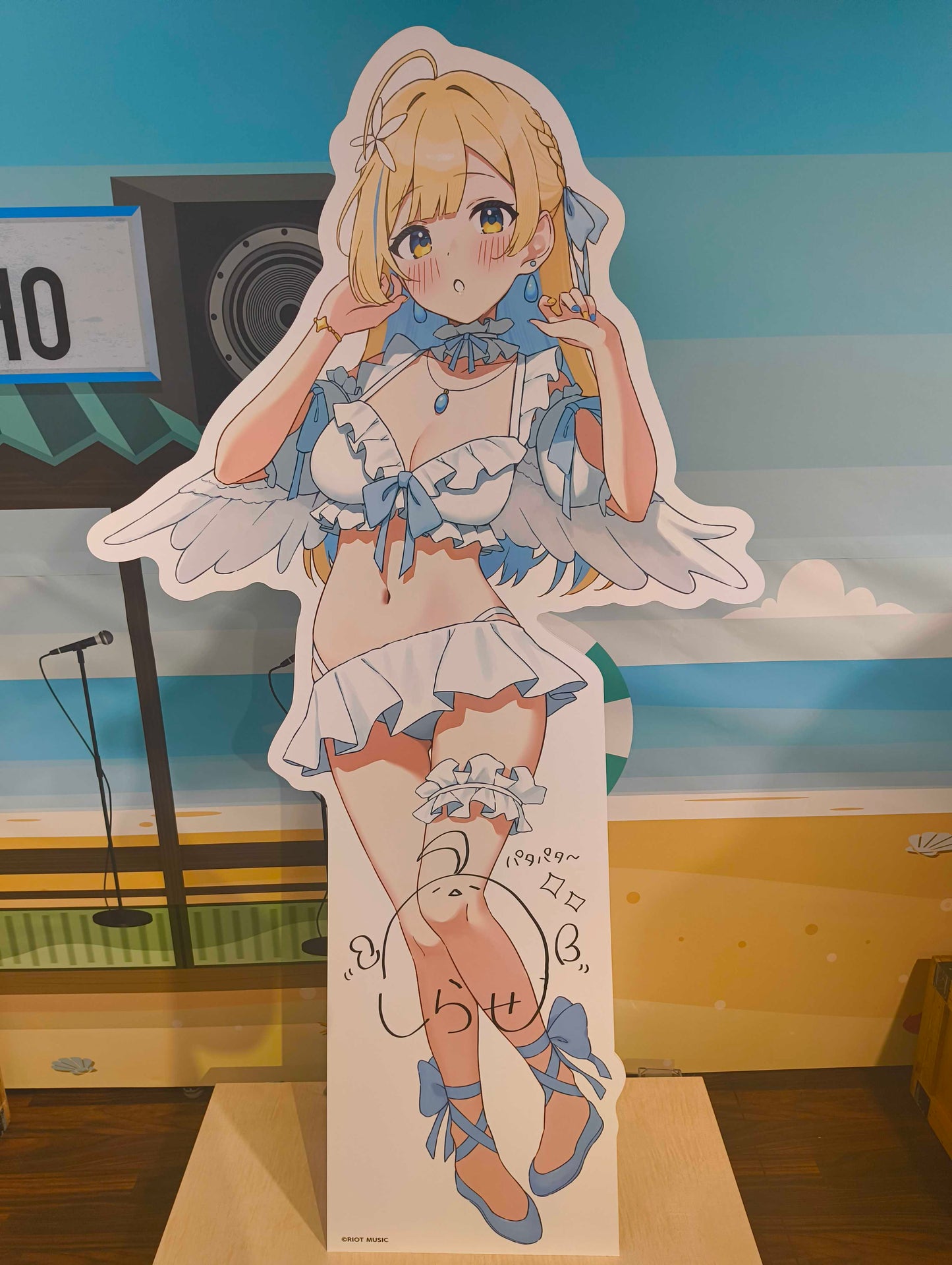 無原唱レコード SUMMER 2025 等身大パネル【白河しらせ】