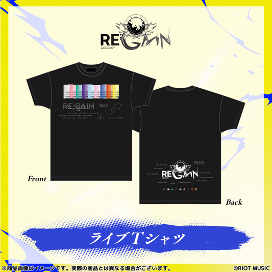 無原唱レコードフェス2026「RE;GAIN ライブTシャツ