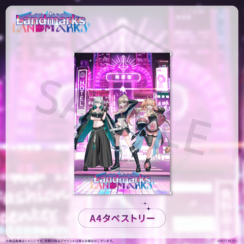 【先行受注】Landmarks EP 記念グッズA4タペストリー