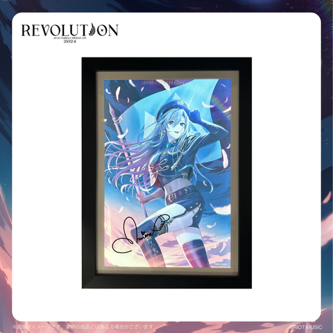 【受注生産】"REVOLUTION"複製サイン入りアートボード(ライトアップ仕様)