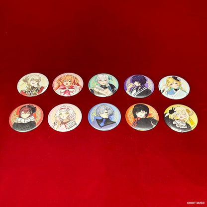 無原唱レコード 謹賀新年2026 マット缶バッジA コンプリートセット