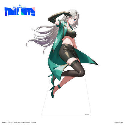 "Blitz Wing Fes 2023" 皇美緒奈 直筆サイン入り等身大パネル