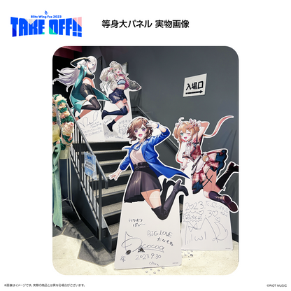 "Blitz Wing Fes 2023" 皇美緒奈 直筆サイン入り等身大パネル