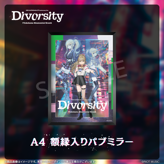 【受注生産】松永依織 5th Anniversary Live “Diversity”A4額縁入りパブミラー