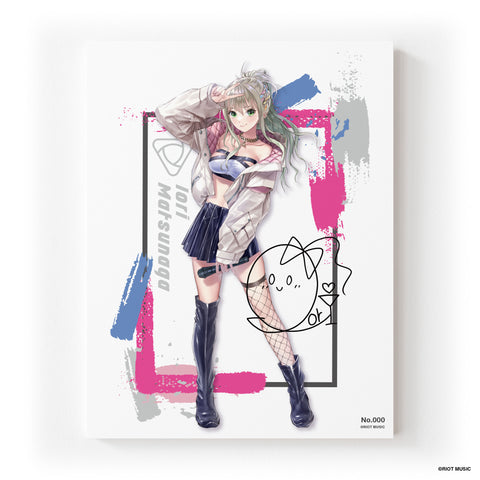 【松永依織2周年記念】シリアルナンバー入りF6キャンバスアート