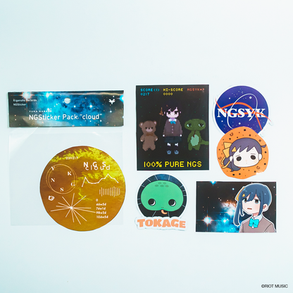 長瀬有花 2023 バースデーグッズ ステッカーセット NGSticker Pack "cloud"