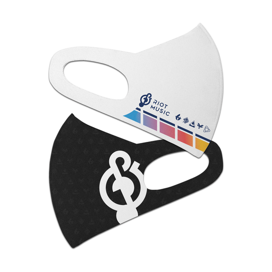 RIOT MASK Black＆White 2枚セット