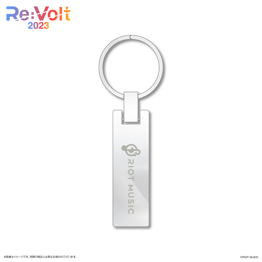 RIOT MUSIC メタルキーホルダー